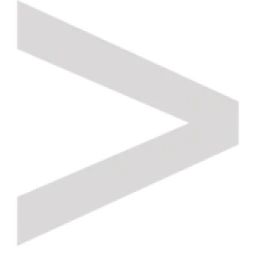Gray chevron symbol on black background